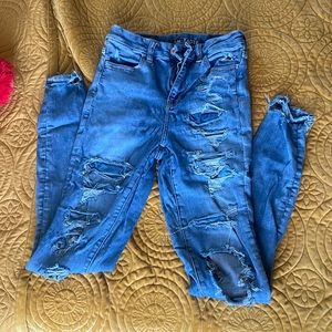 AEO deconstructed skinny 4 xlong
